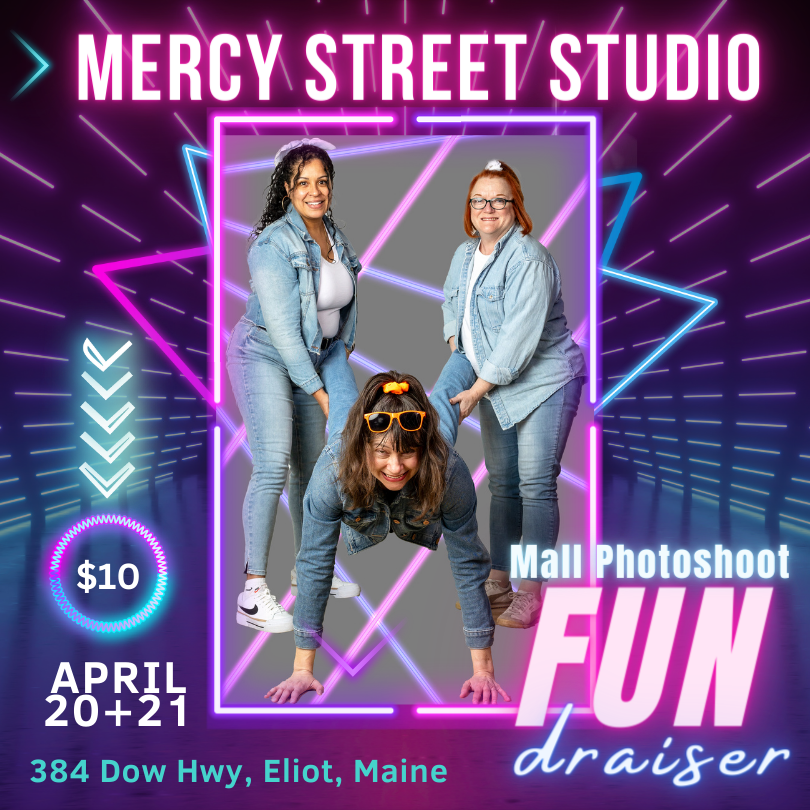 April 20-21: Mall Photoshoot FUNdraiser at Mercy Street Studio